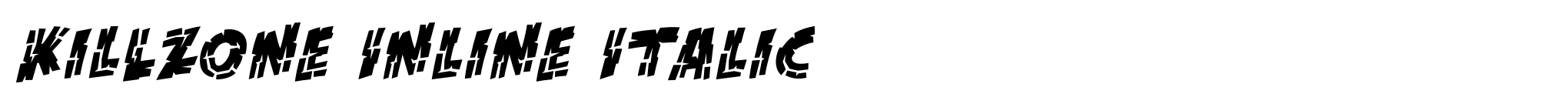 KillZone Inline Italic image
